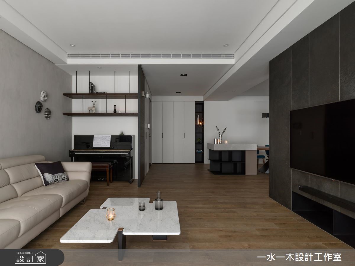 39坪新成屋(5年以下)＿現代風客廳案例圖片＿一水一木設計工作室＿一水一木_46之2