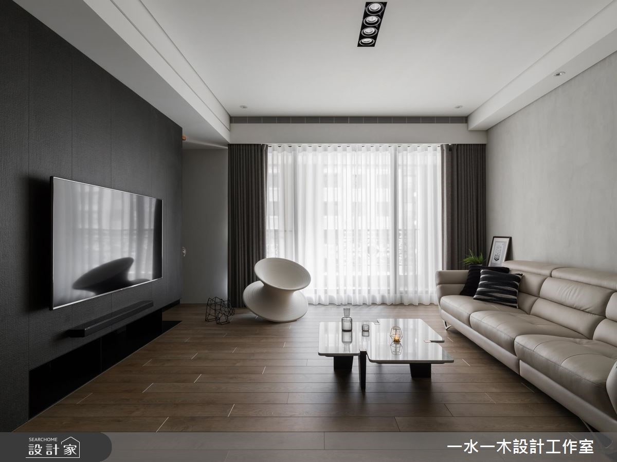 39坪新成屋(5年以下)＿現代風客廳案例圖片＿一水一木設計工作室＿一水一木_46之4