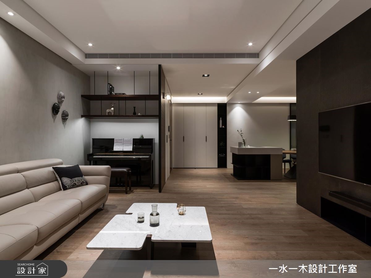 39坪新成屋(5年以下)＿現代風客廳案例圖片＿一水一木設計工作室＿一水一木_46之3