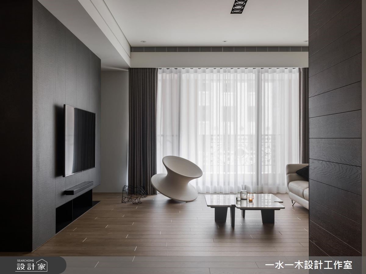 39坪新成屋(5年以下)＿現代風客廳案例圖片＿一水一木設計工作室＿一水一木_46之12