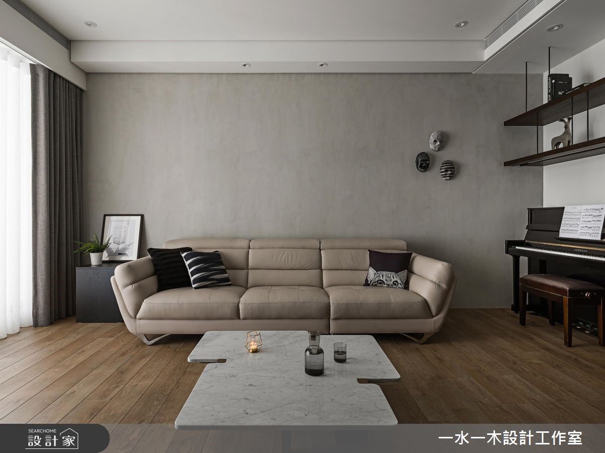 39坪新成屋(5年以下)＿現代風客廳案例圖片＿一水一木設計工作室＿一水一木_46之7