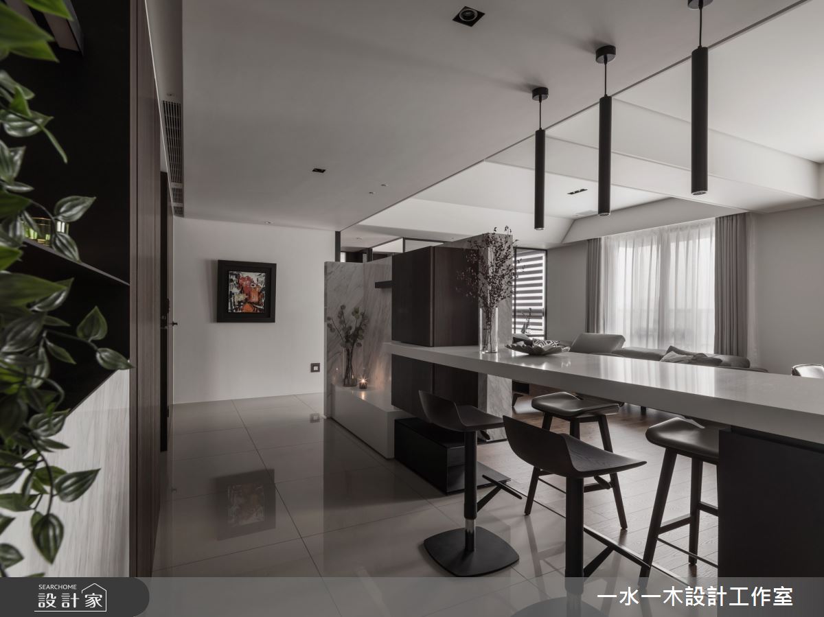40坪新成屋(5年以下)＿現代風吧檯案例圖片＿一水一木設計工作室＿一水一木_48之21