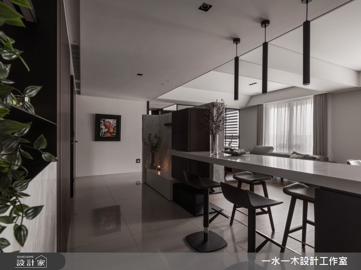40坪新成屋(5年以下)＿現代風吧檯案例圖片＿一水一木設計工作室＿一水一木_48之20
