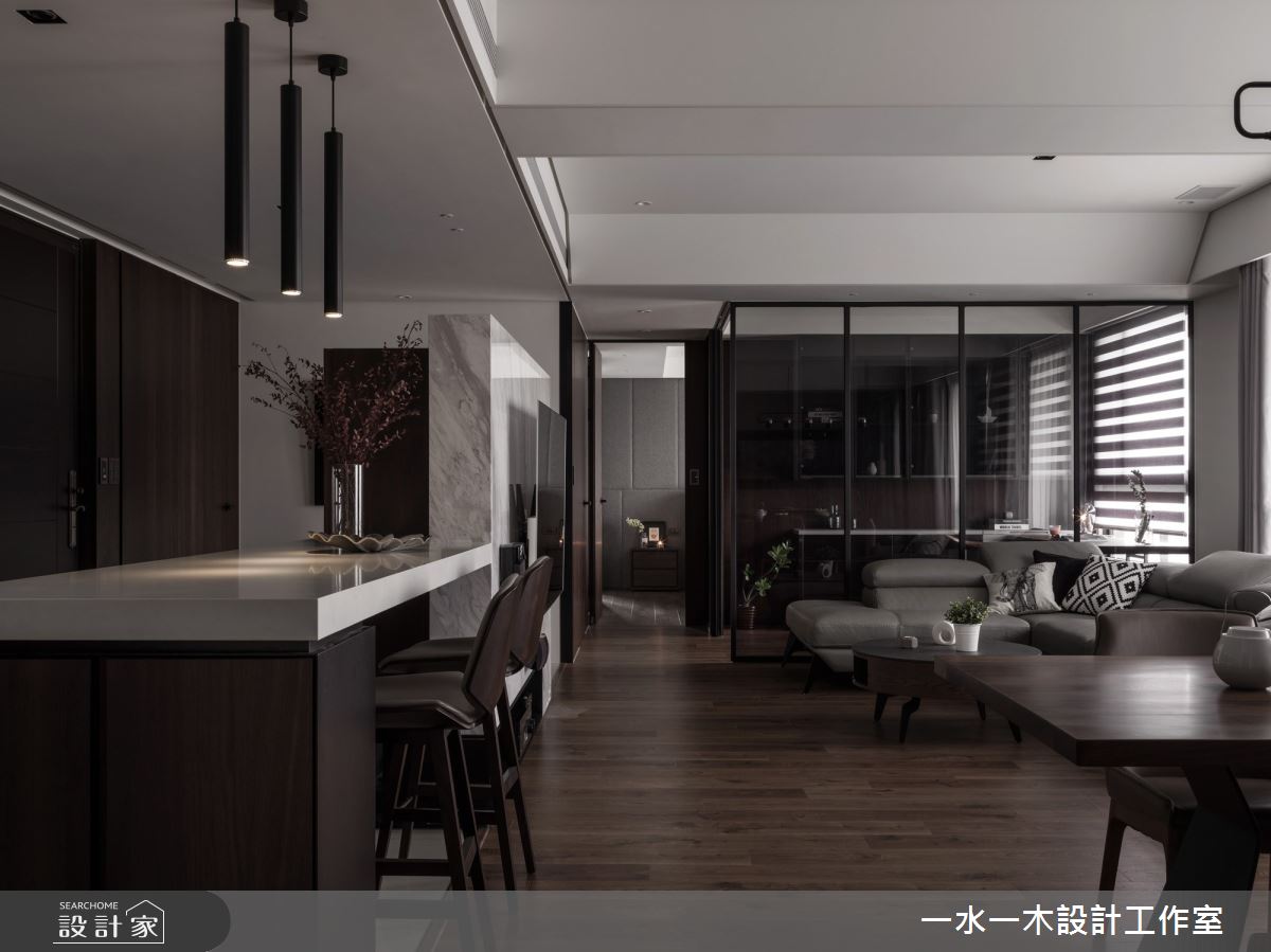 40坪新成屋(5年以下)＿現代風餐廳吧檯案例圖片＿一水一木設計工作室＿一水一木_48之16