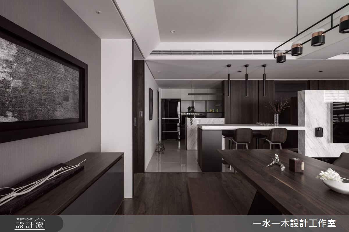 40坪新成屋(5年以下)＿現代風餐廳吧檯案例圖片＿一水一木設計工作室＿一水一木_48之17