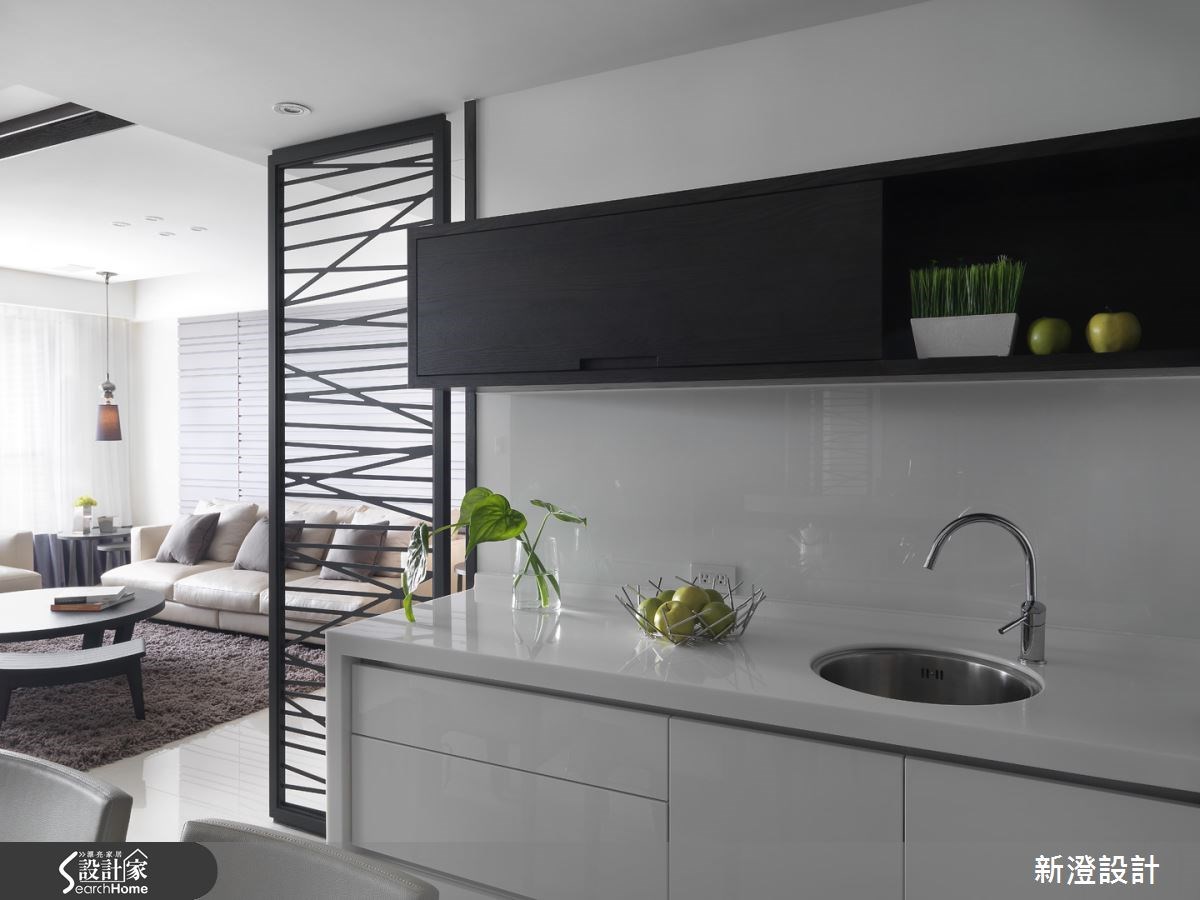 52坪預售屋＿現代風客廳廚房案例圖片＿新澄設計＿新澄_11之12