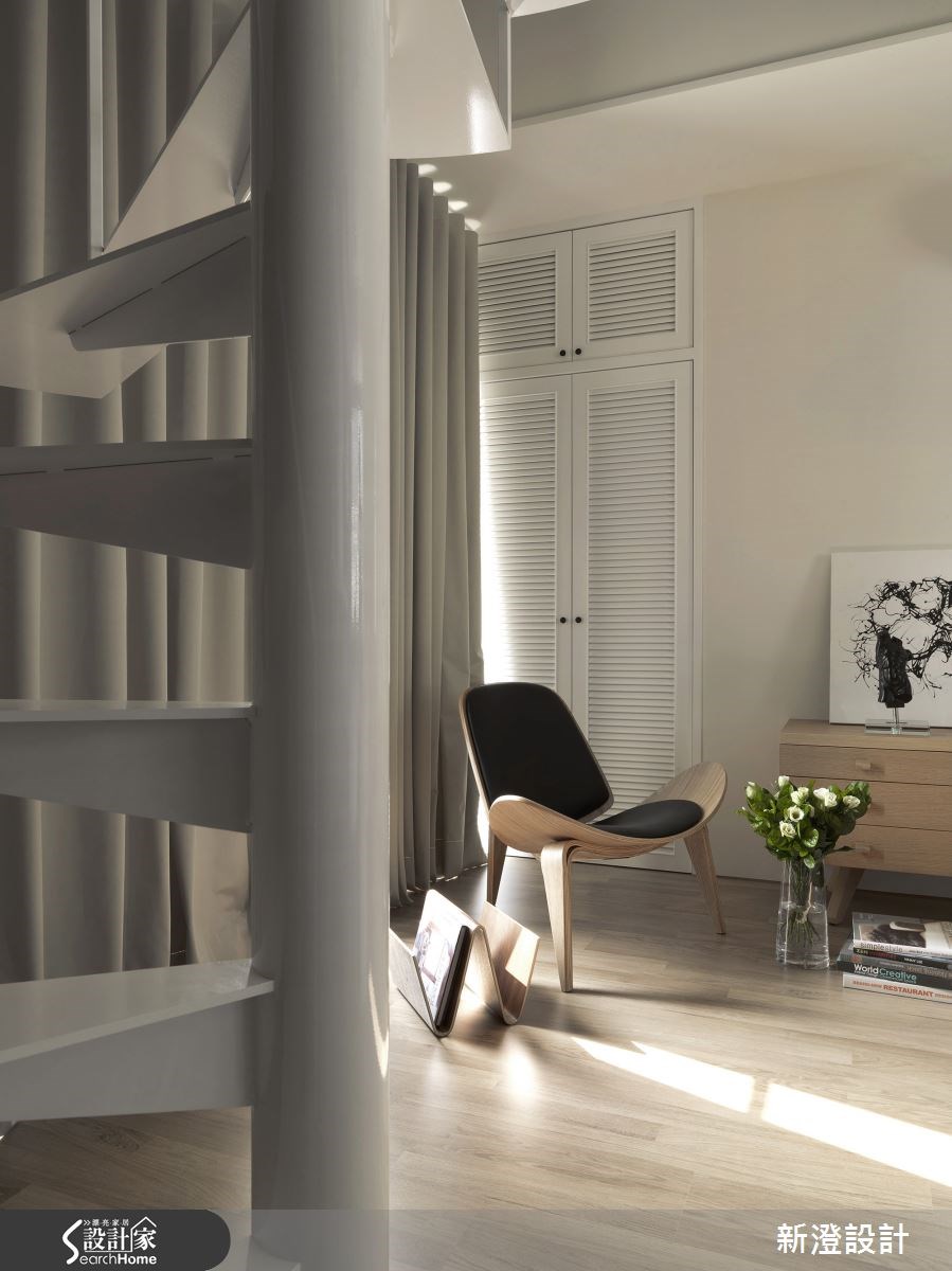 15坪新成屋(5年以下)＿北歐風樓梯案例圖片＿新澄設計＿新澄_12之2