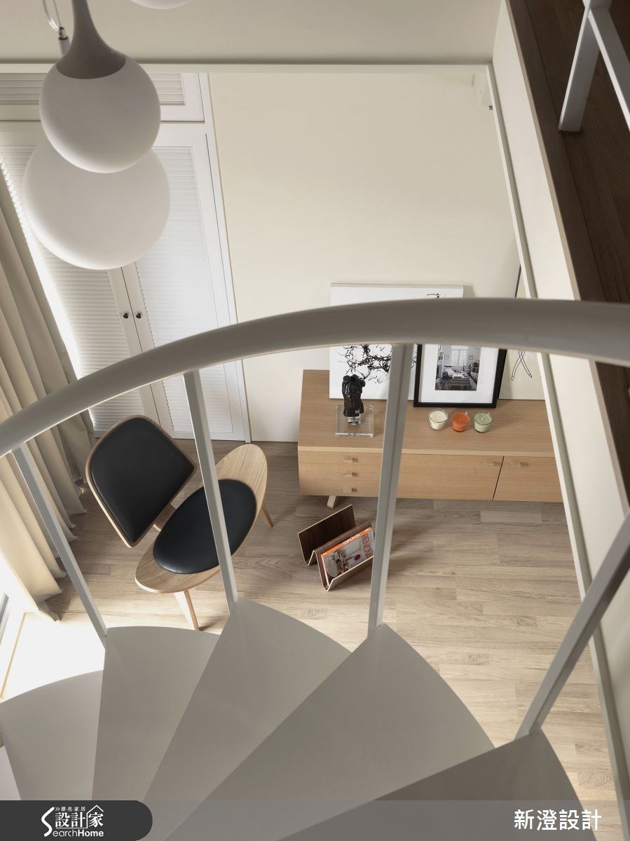 15坪新成屋(5年以下)＿北歐風樓梯案例圖片＿新澄設計＿新澄_12之10