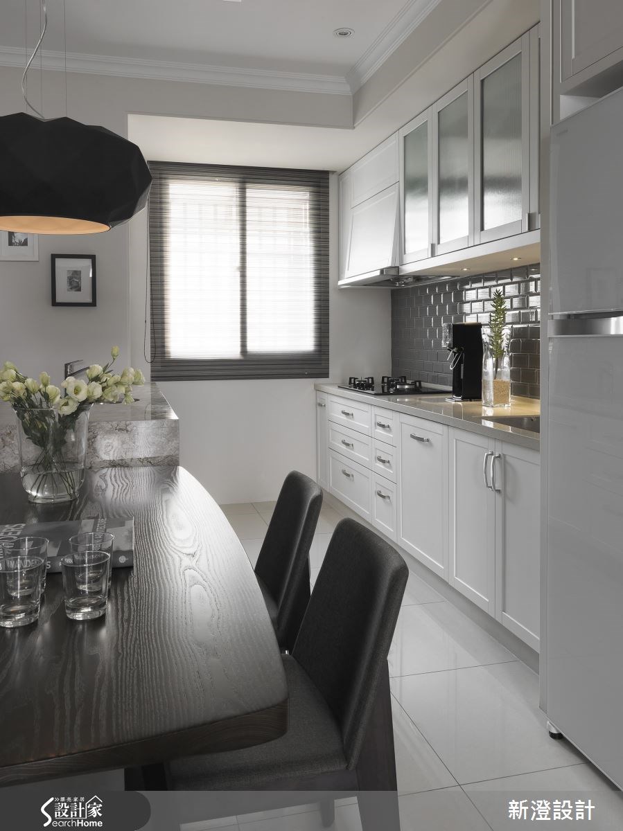 50坪預售屋＿美式風餐廳廚房案例圖片＿新澄設計＿新澄_15之7
