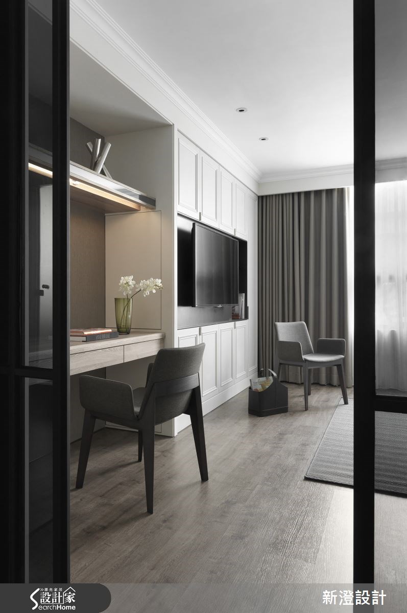 50坪預售屋＿美式風客廳案例圖片＿新澄設計＿新澄_15之9