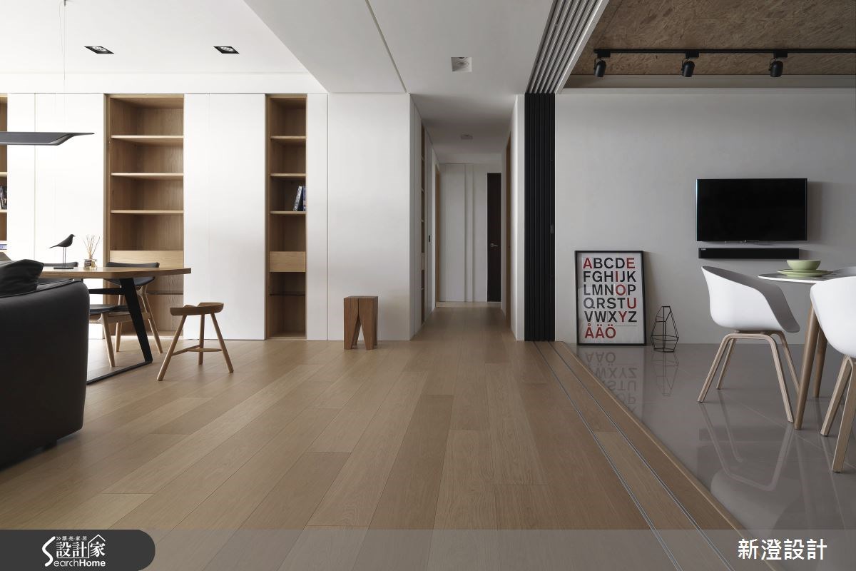 72坪新成屋(5年以下)＿北歐風走廊案例圖片＿新澄設計＿新澄_18之9
