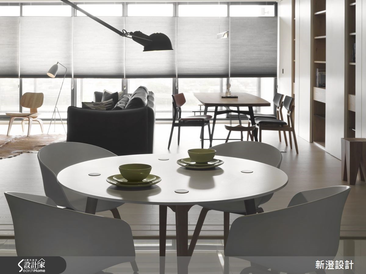 72坪新成屋(5年以下)＿北歐風餐廳書房案例圖片＿新澄設計＿新澄_18之12