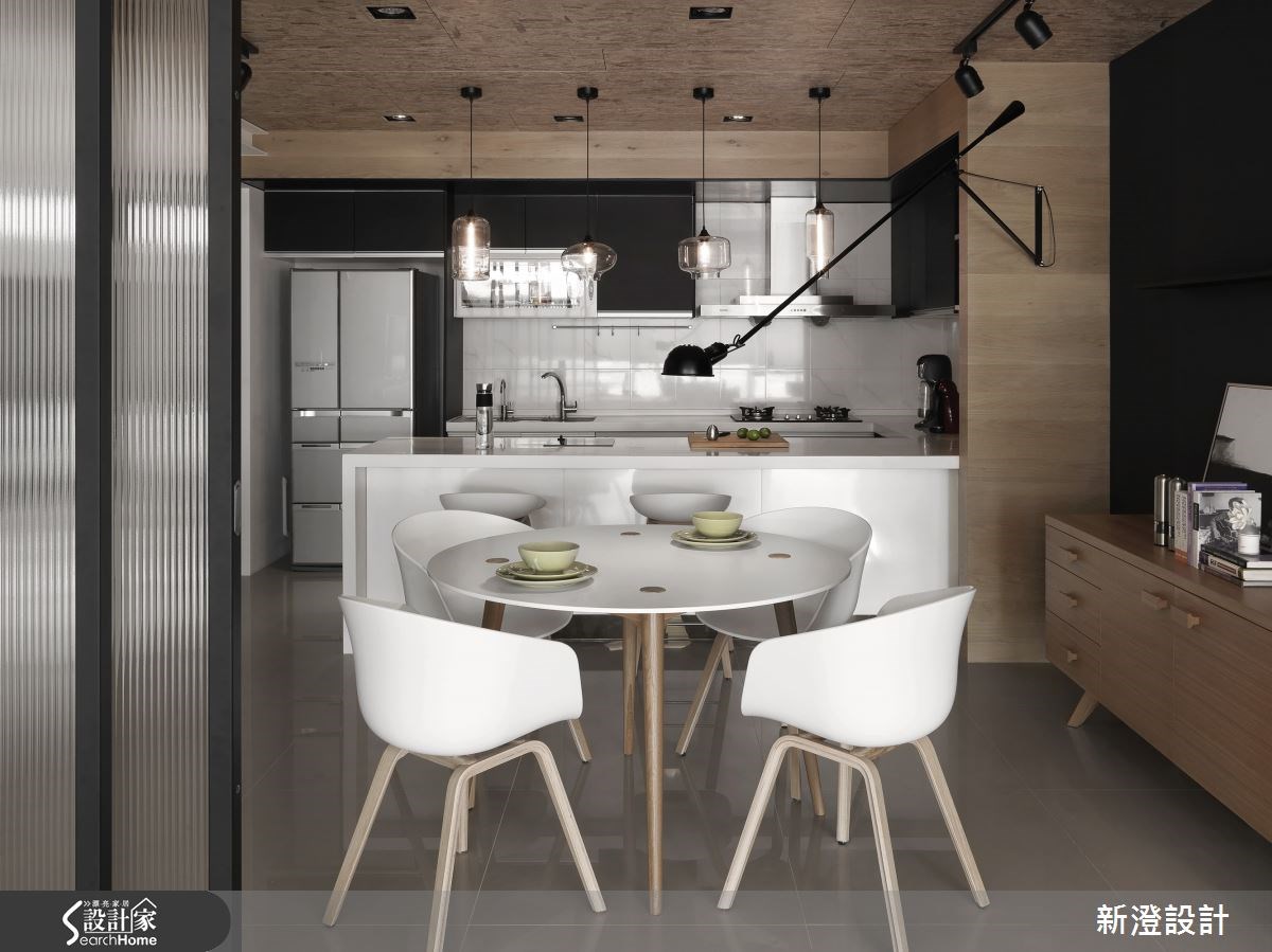 72坪新成屋(5年以下)＿北歐風餐廳廚房案例圖片＿新澄設計＿新澄_18之13