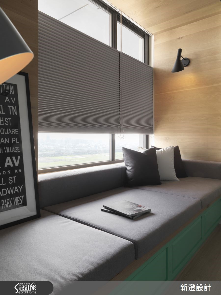 72坪新成屋(5年以下)＿北歐風臥室臥榻案例圖片＿新澄設計＿新澄_18之24