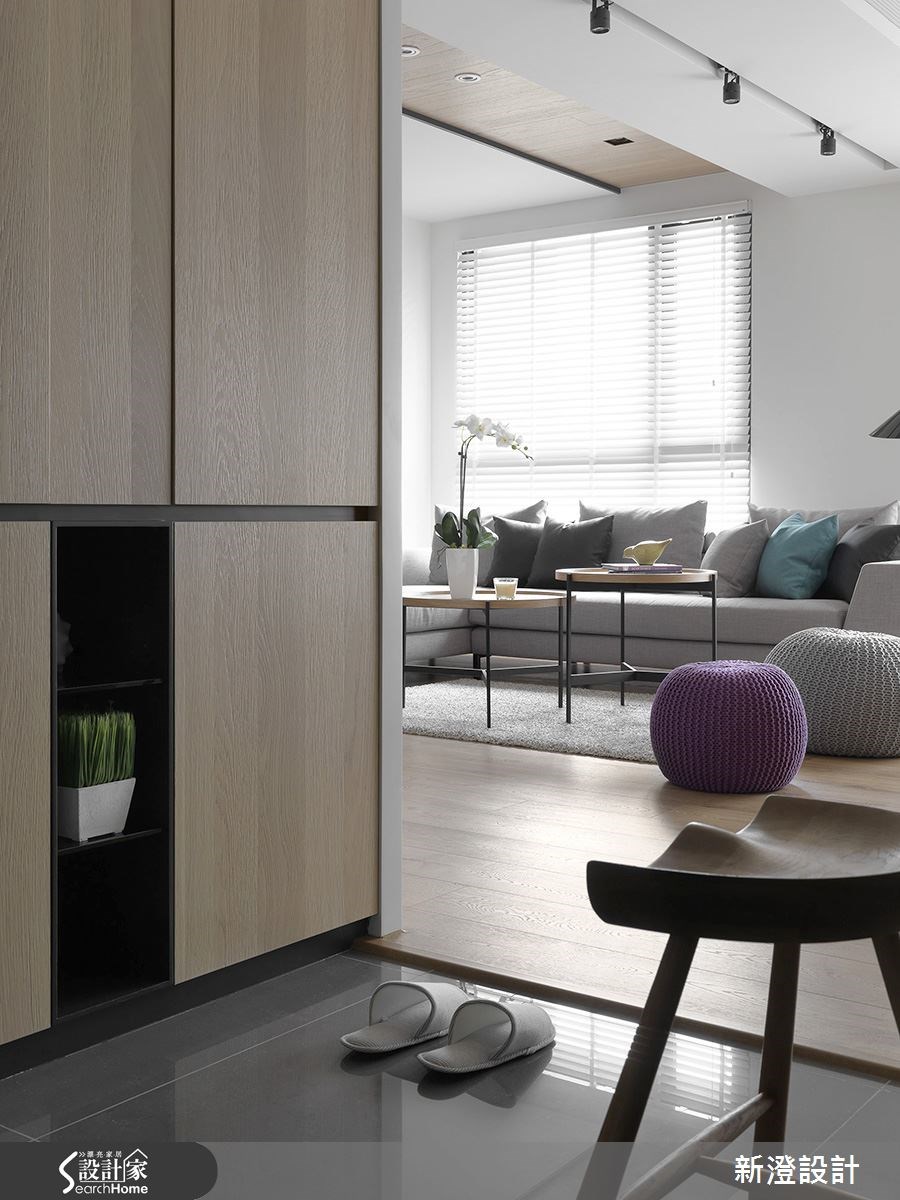 52坪預售屋＿北歐風玄關客廳案例圖片＿新澄設計＿新澄_19之3