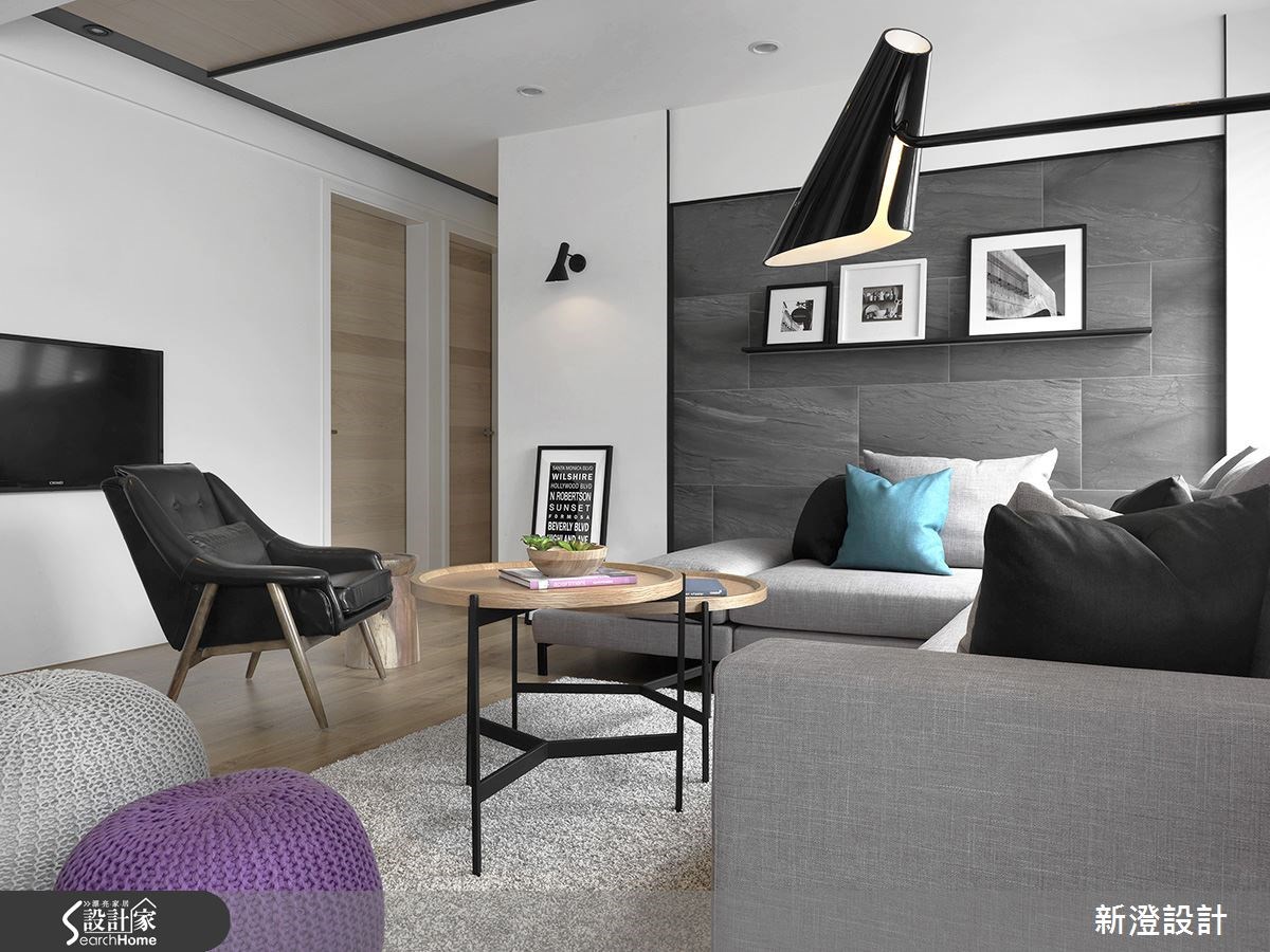 52坪預售屋＿北歐風客廳案例圖片＿新澄設計＿新澄_19之7