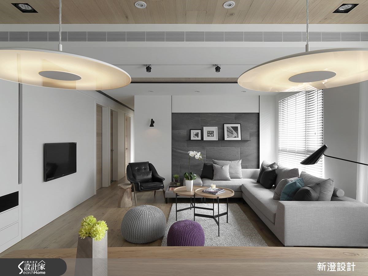 52坪預售屋＿北歐風客廳案例圖片＿新澄設計＿新澄_19之10
