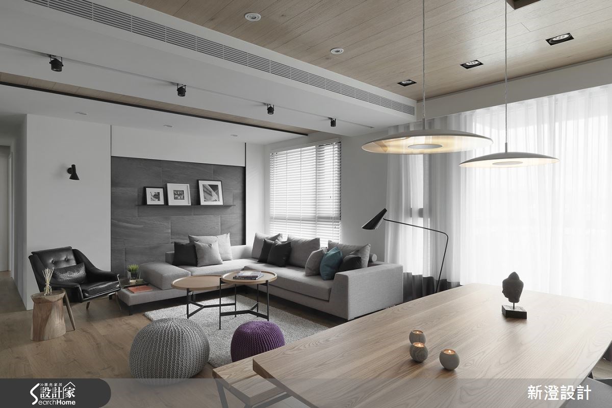 52坪預售屋＿北歐風客廳案例圖片＿新澄設計＿新澄_19之11