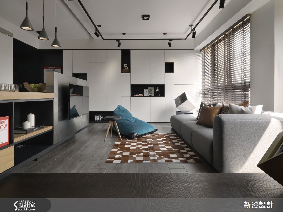 28坪新成屋(5年以下)＿現代風客廳案例圖片＿新澄設計＿新澄_20之8