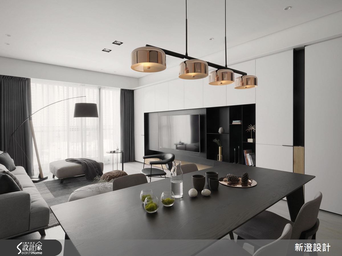 52坪新成屋(5年以下)＿現代風客廳餐廳案例圖片＿新澄設計＿新澄_28之9