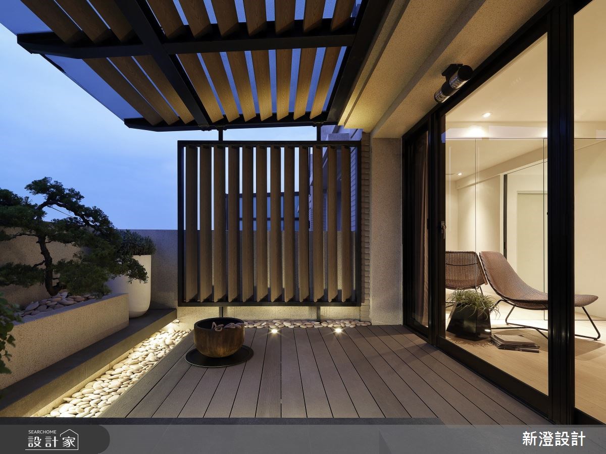 75坪新成屋(5年以下)＿現代風陽台案例圖片＿新澄設計＿新澄_30之15