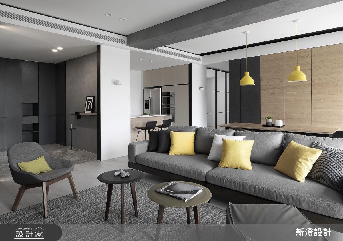 60坪新成屋(5年以下)＿現代風客廳案例圖片＿新澄設計＿新澄_31之1
