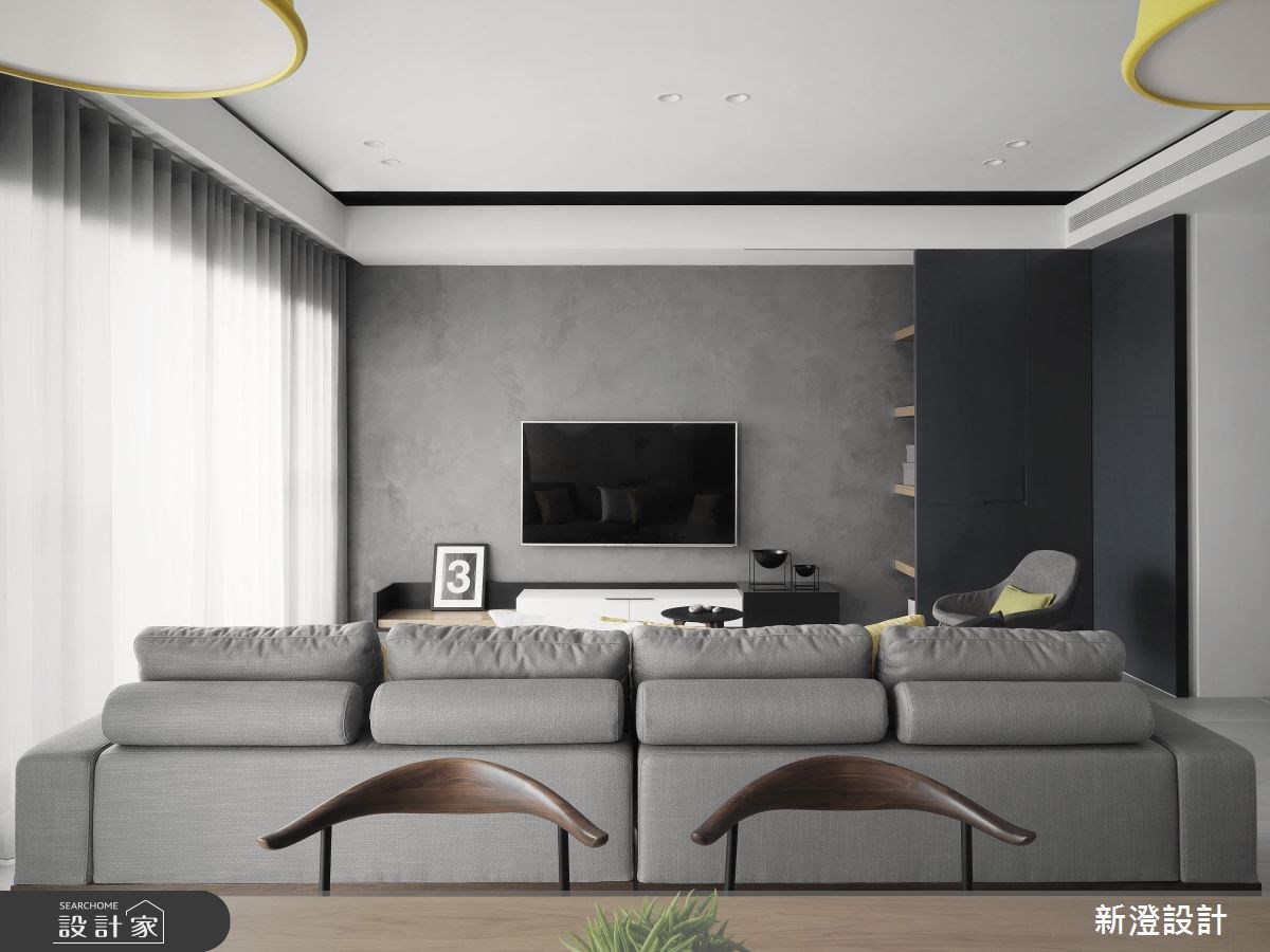 60坪新成屋(5年以下)＿現代風客廳案例圖片＿新澄設計＿新澄_31之5