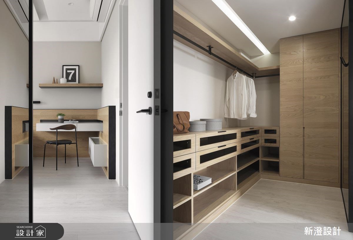 60坪新成屋(5年以下)＿現代風更衣間案例圖片＿新澄設計＿新澄_31之16