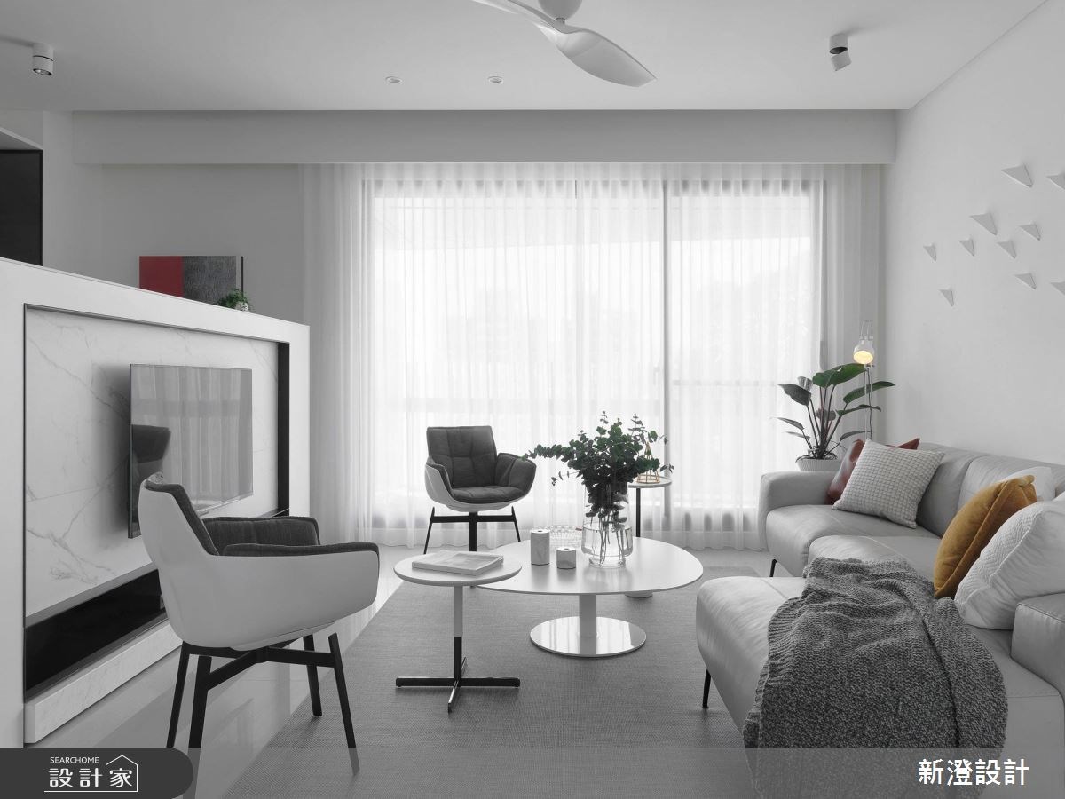 47坪新成屋(5年以下)＿北歐風客廳案例圖片＿新澄設計＿新澄_35之3
