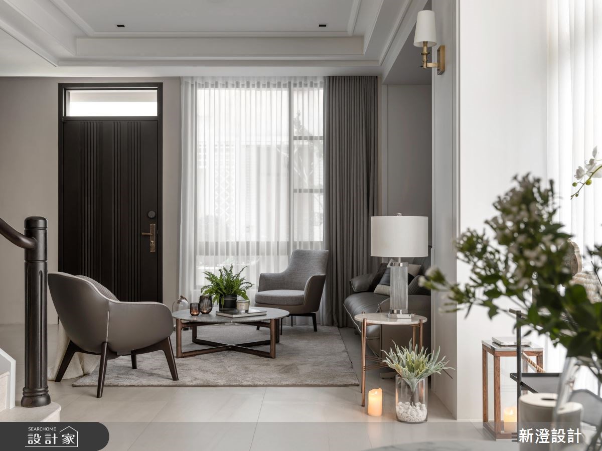 80坪中古屋(5~15年)＿美式風客廳案例圖片＿新澄設計＿新澄_37之3