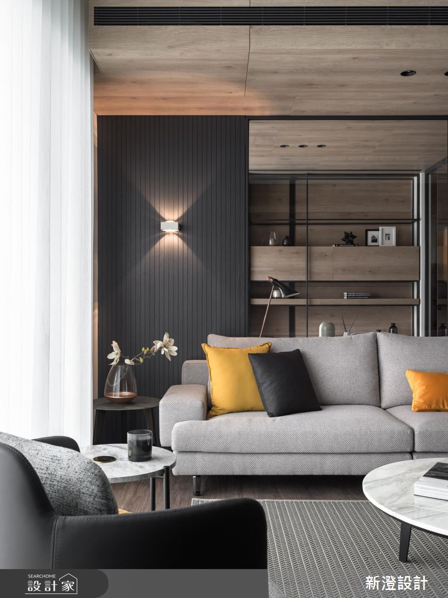 42坪新成屋(5年以下)＿現代風客廳案例圖片＿新澄設計＿新澄_45之7