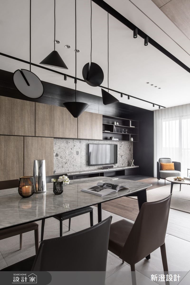 42坪新成屋(5年以下)＿現代風餐廳案例圖片＿新澄設計＿新澄_45之3