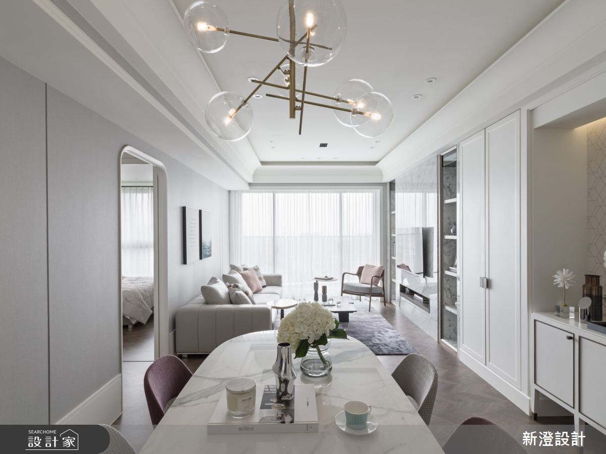 27坪新成屋(5年以下)＿美式風客廳餐廳案例圖片＿新澄設計＿新澄_46之8