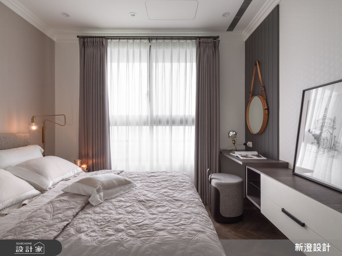 27坪新成屋(5年以下)＿美式風臥室案例圖片＿新澄設計＿新澄_46之12
