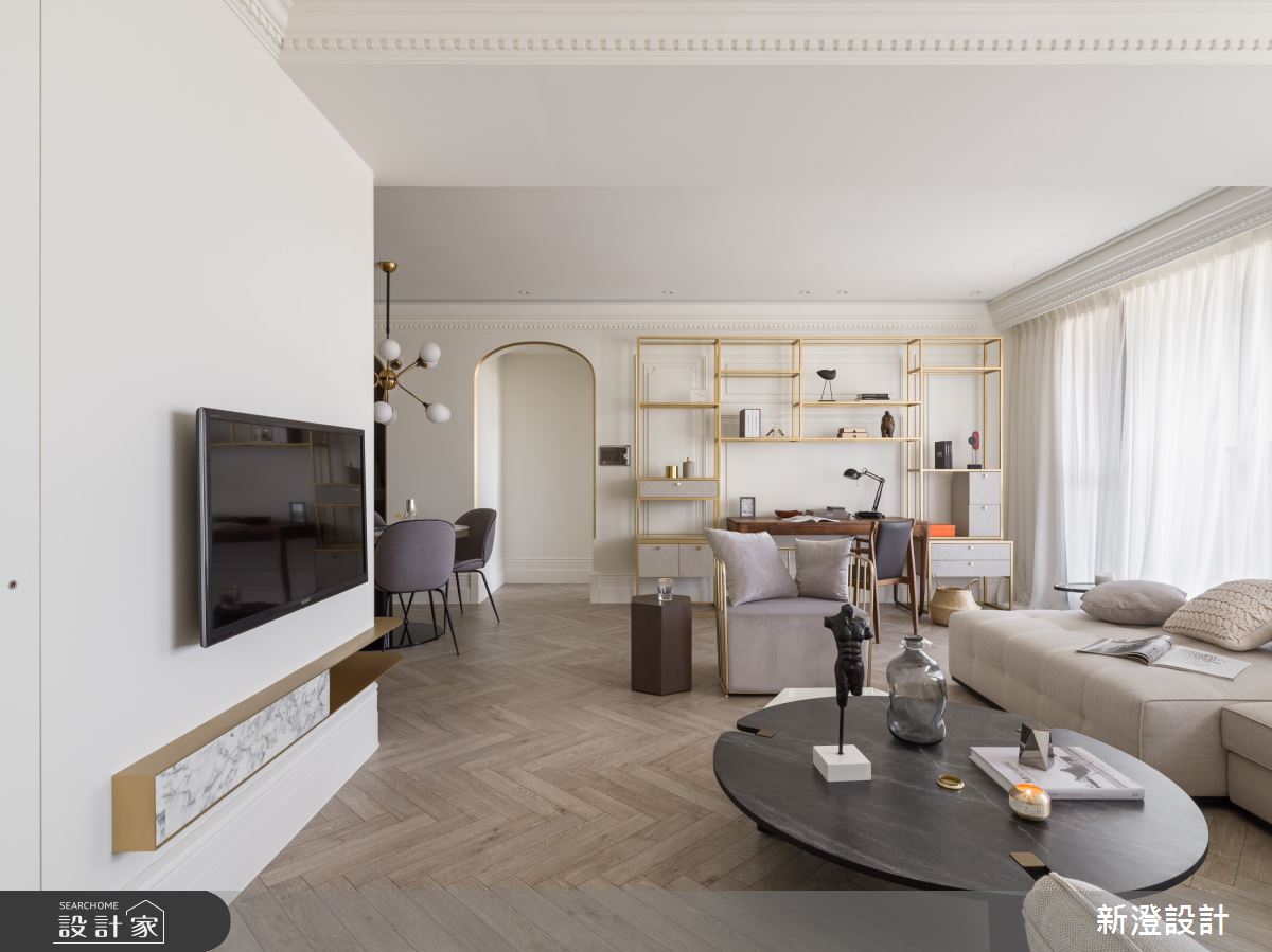 35坪新成屋(5年以下)＿美式風客廳案例圖片＿新澄設計＿新澄_47之7