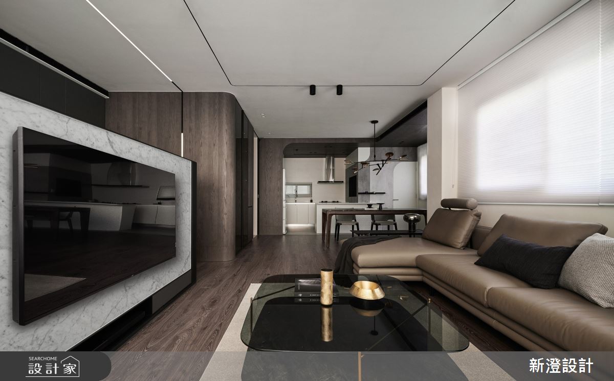 38坪新成屋(5年以下)＿現代風客廳案例圖片＿新澄設計＿新澄_49之11