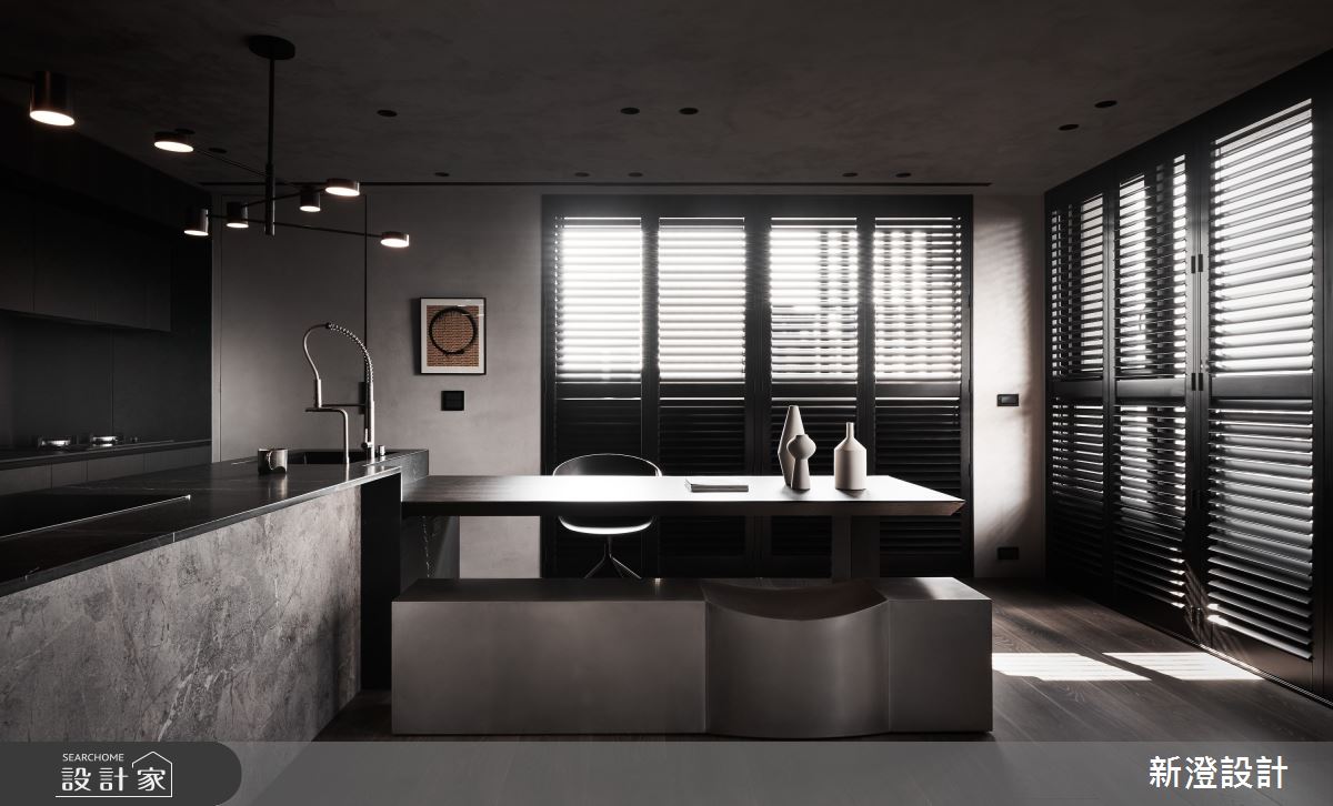 35坪新成屋(5年以下)＿現代風餐廳工作區案例圖片＿新澄設計＿新澄_50之9