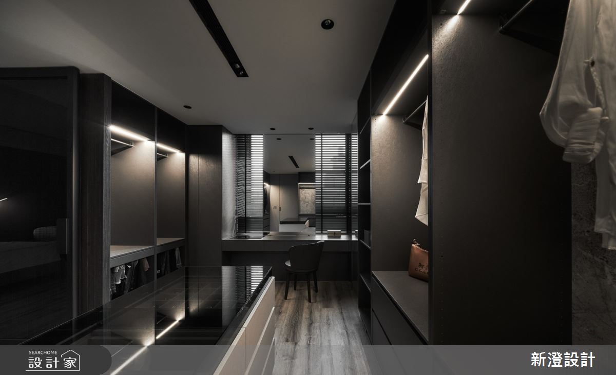 89坪新成屋(5年以下)＿現代風更衣間案例圖片＿新澄設計＿新澄_52之23