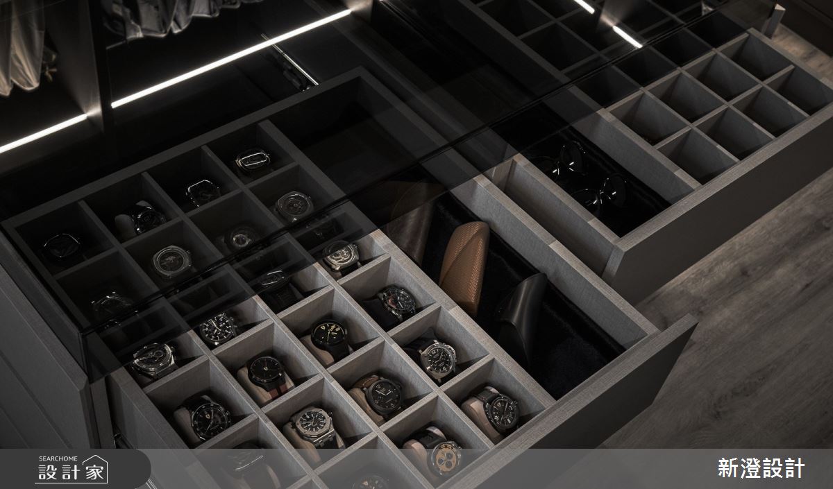 89坪新成屋(5年以下)＿現代風更衣間案例圖片＿新澄設計＿新澄_52之24