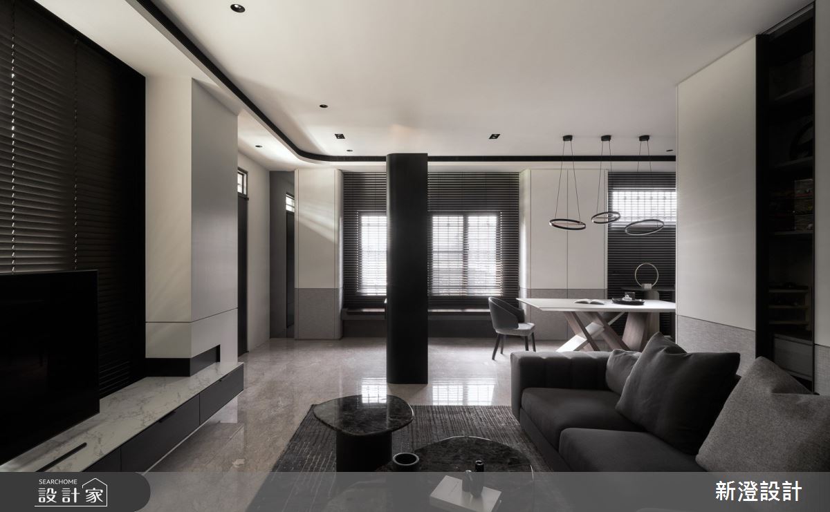 89坪新成屋(5年以下)＿現代風客廳案例圖片＿新澄設計＿新澄_52之12