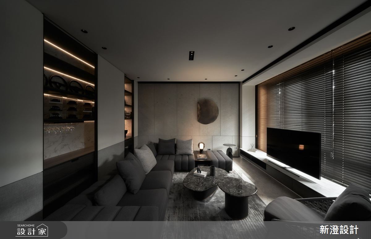 89坪新成屋(5年以下)＿現代風客廳案例圖片＿新澄設計＿新澄_52之9