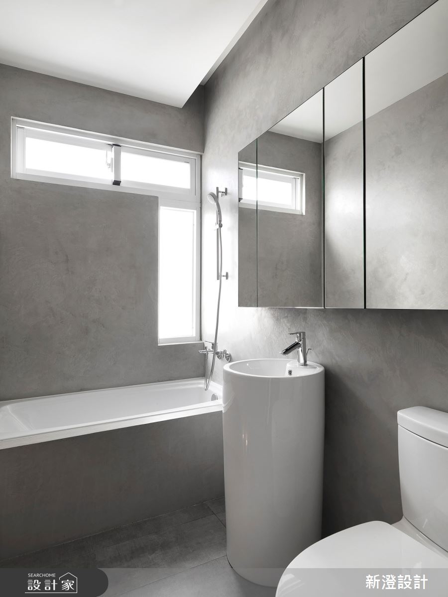 45坪老屋(16~30年)＿北歐風浴室案例圖片＿新澄設計＿新澄_53之19
