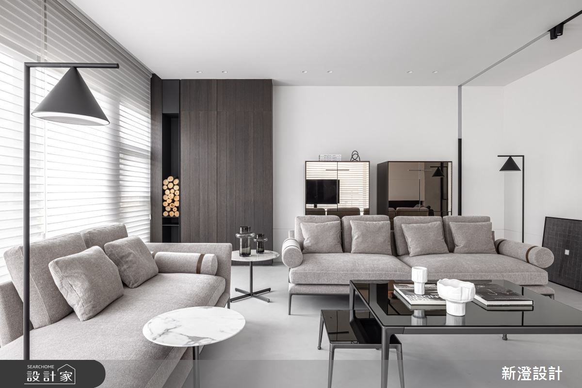 93坪新成屋(5年以下)＿北歐風客廳案例圖片＿新澄設計＿新澄_60之4