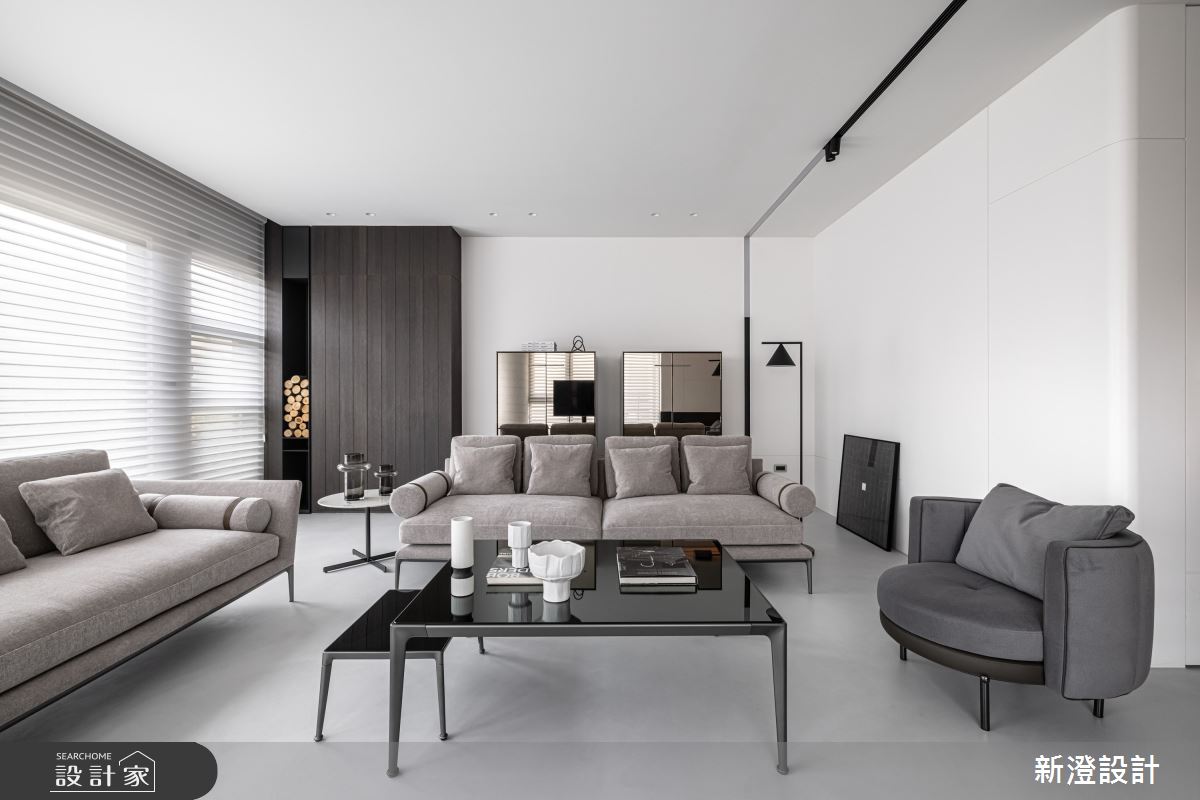 93坪新成屋(5年以下)＿北歐風客廳案例圖片＿新澄設計＿新澄_60之5