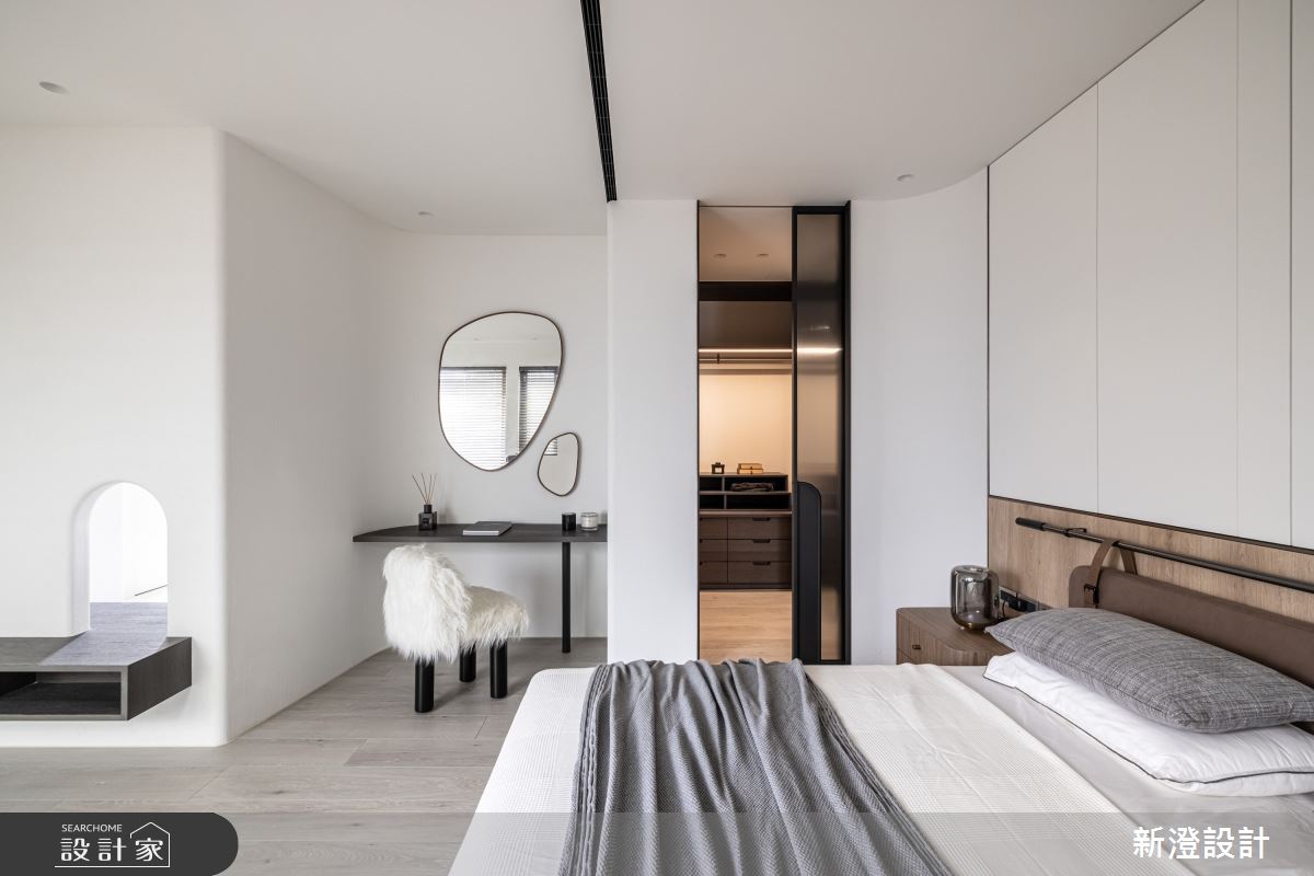 93坪新成屋(5年以下)＿北歐風臥室更衣間案例圖片＿新澄設計＿新澄_60之10
