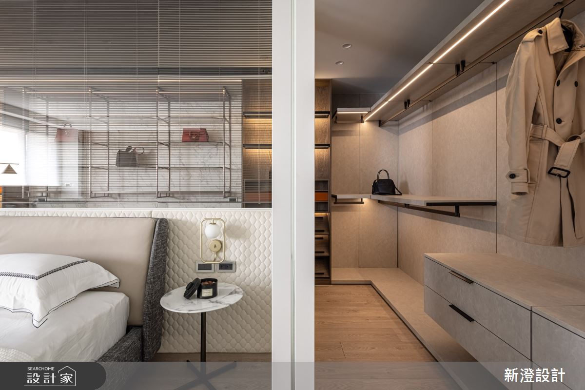 93坪新成屋(5年以下)＿北歐風臥室更衣間案例圖片＿新澄設計＿新澄_60之16