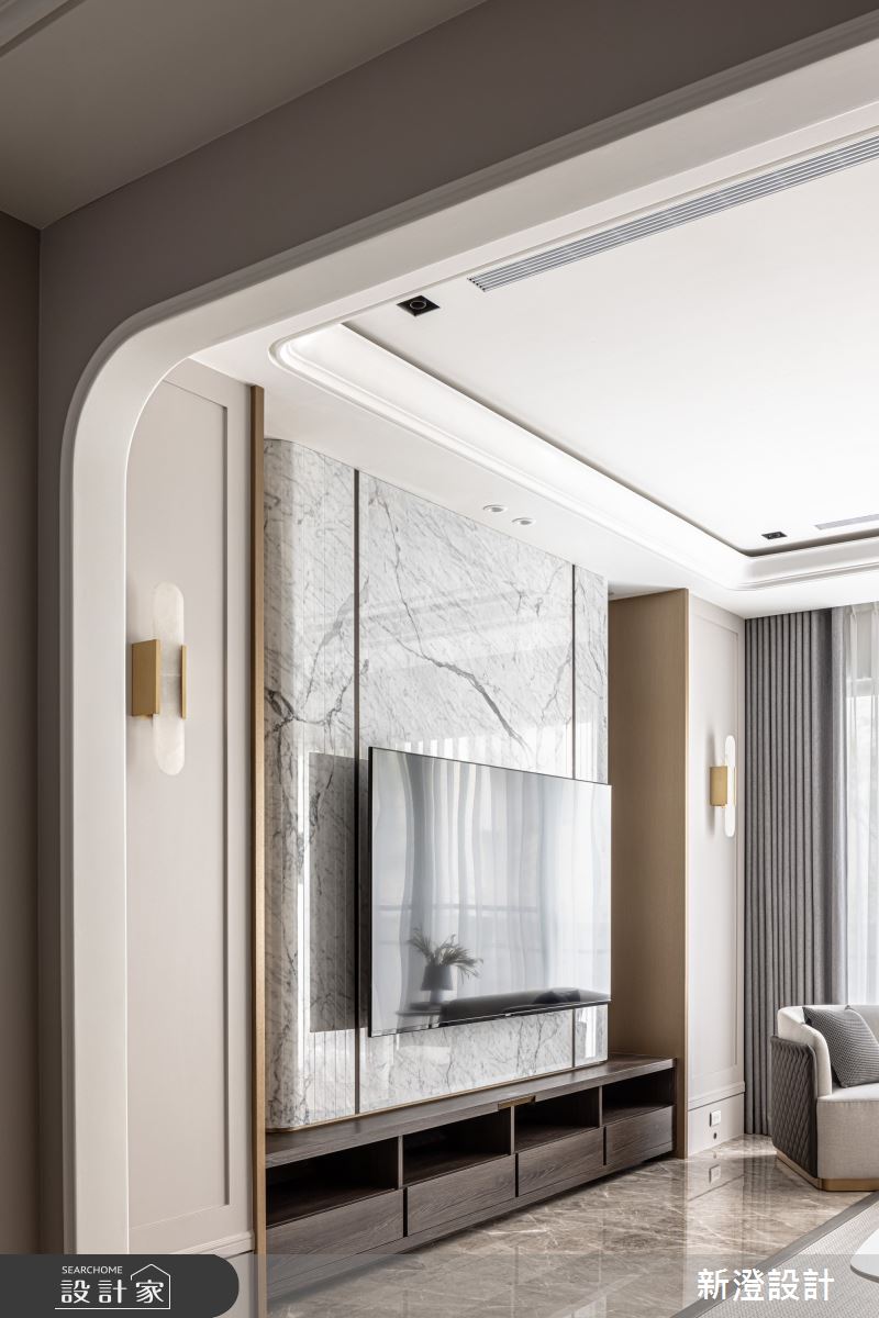 60坪新成屋(5年以下)＿新古典客廳案例圖片＿新澄設計＿新澄_64之5