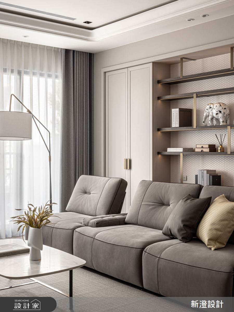 60坪新成屋(5年以下)＿新古典客廳案例圖片＿新澄設計＿新澄_64之6