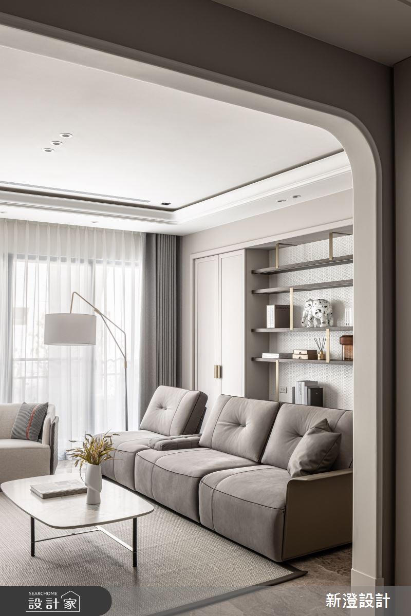 60坪新成屋(5年以下)＿新古典客廳案例圖片＿新澄設計＿新澄_64之9