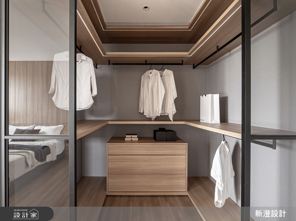 43坪中古屋(5~15年)＿現代風更衣間案例圖片＿新澄設計＿新澄_66之3188